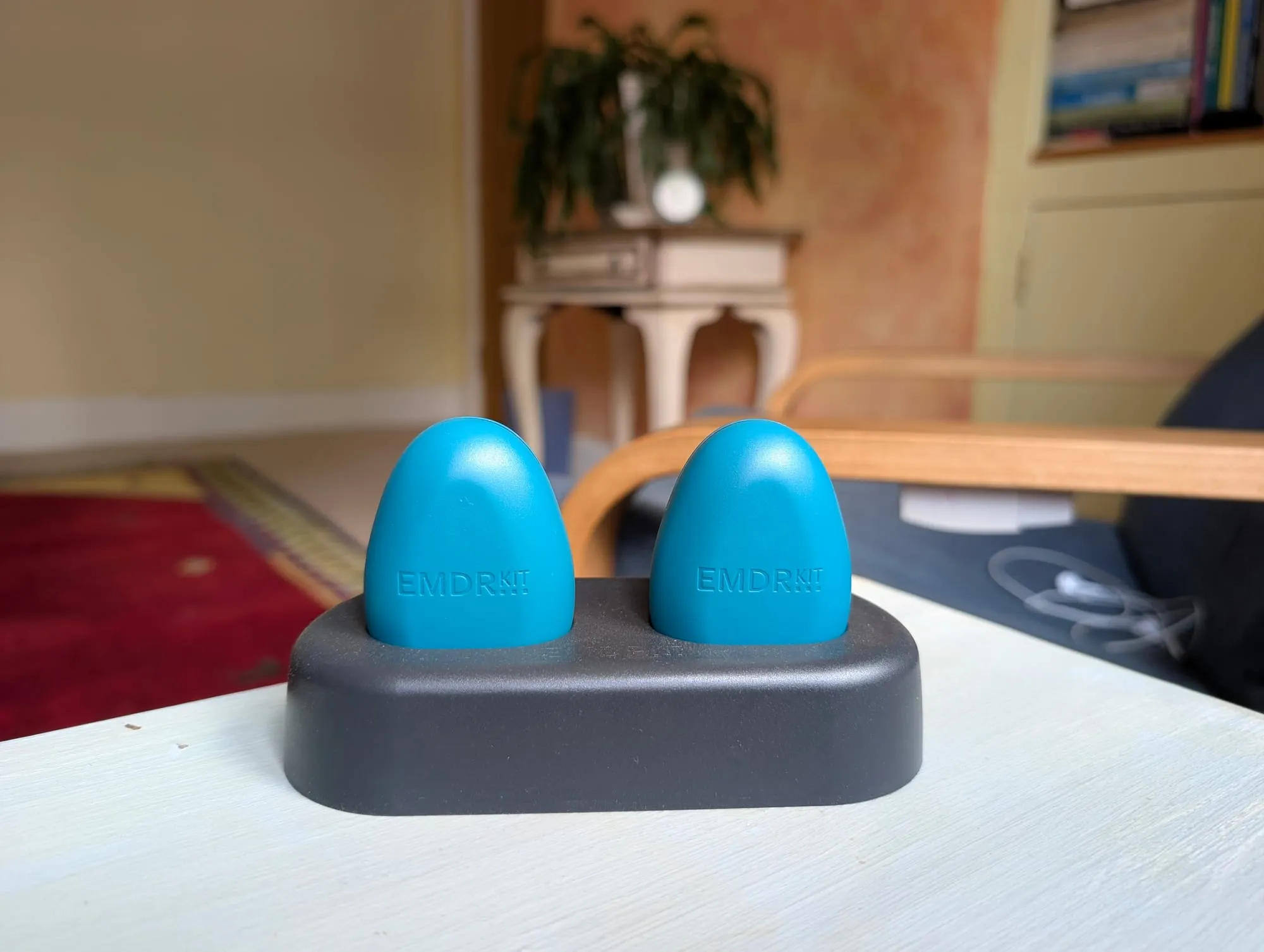 EMDR Kit tactile pulsers used during bilateral stimulation